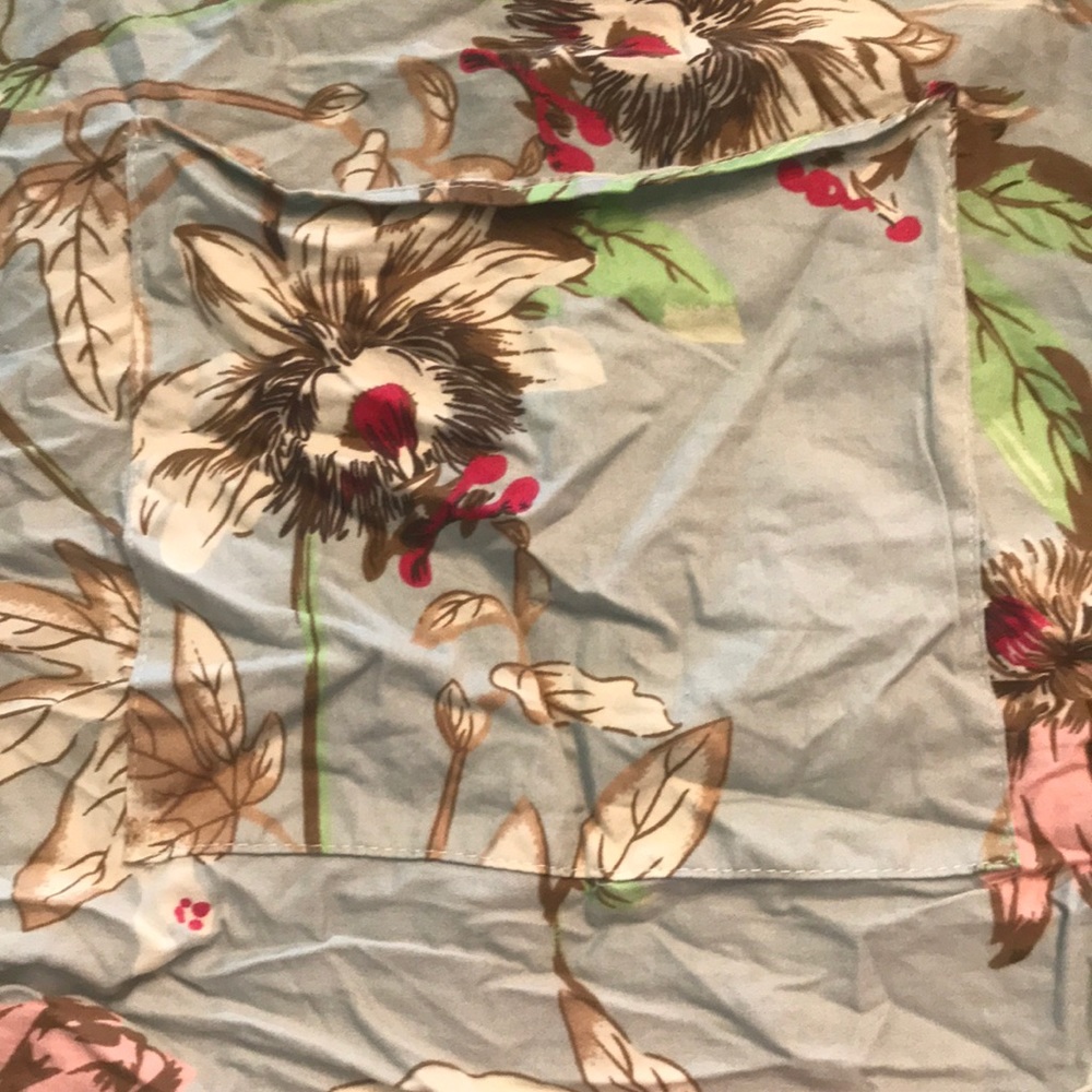 Blue Floral adjustable nursing cover - Picture 2 of 4